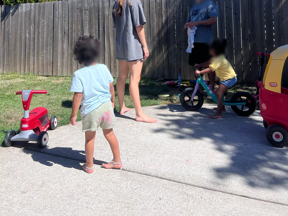 Backyard play space